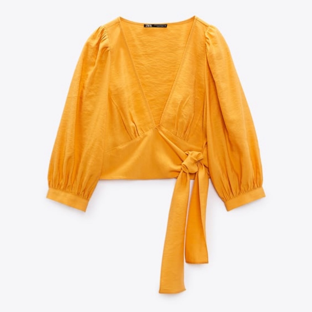 Zara orange top | size S